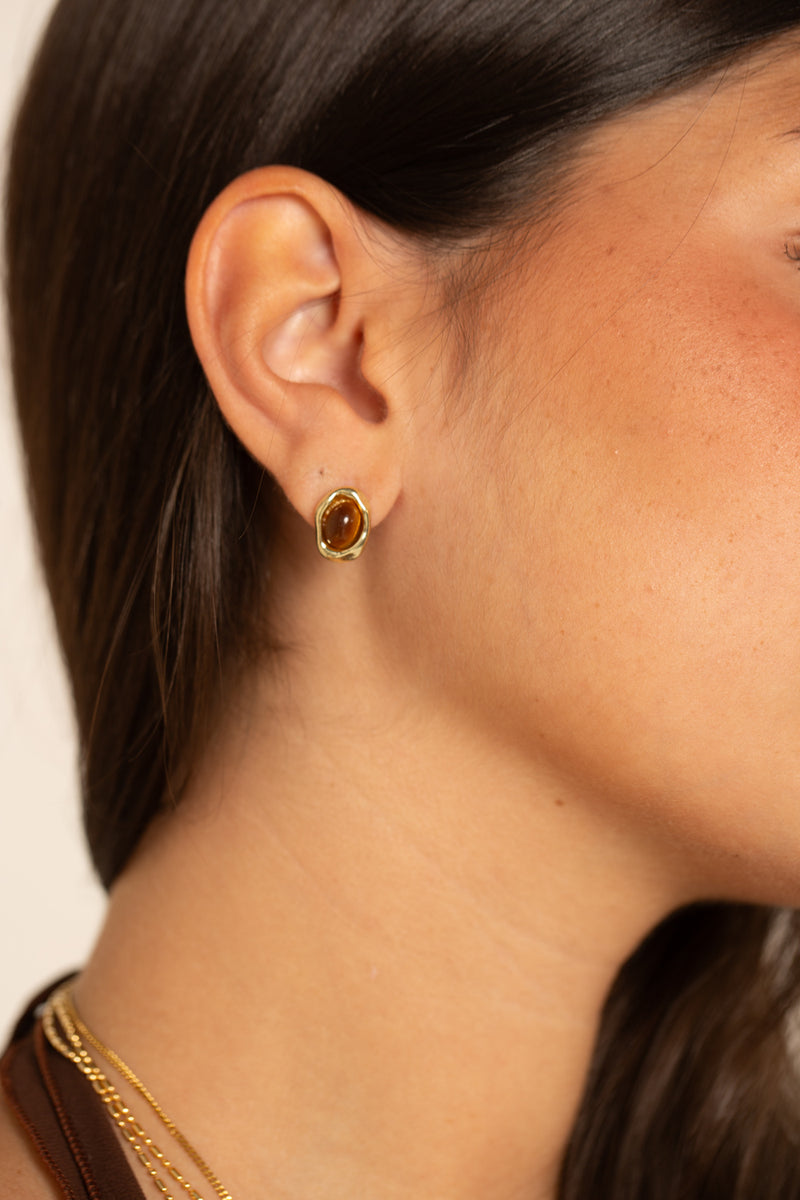 Brinco Odette - Argola Dourada Lucky Bijoux