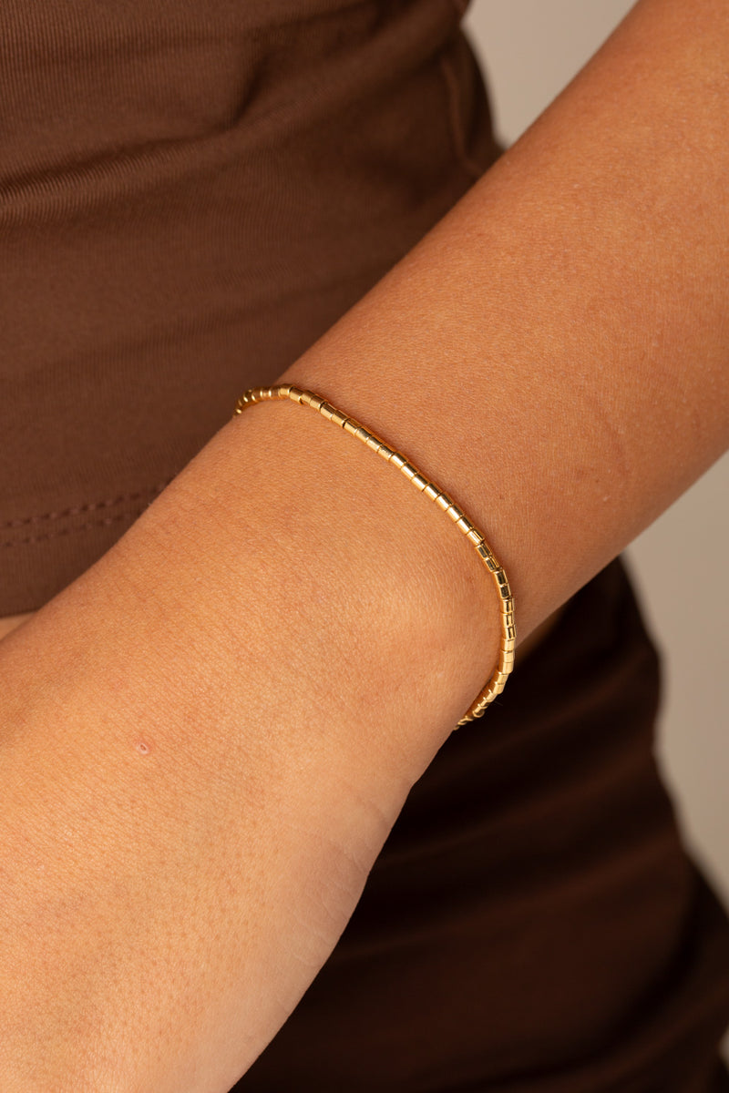 Pulseira Canutilhos - Pulseira Ouro 18k Lucky Bijoux
