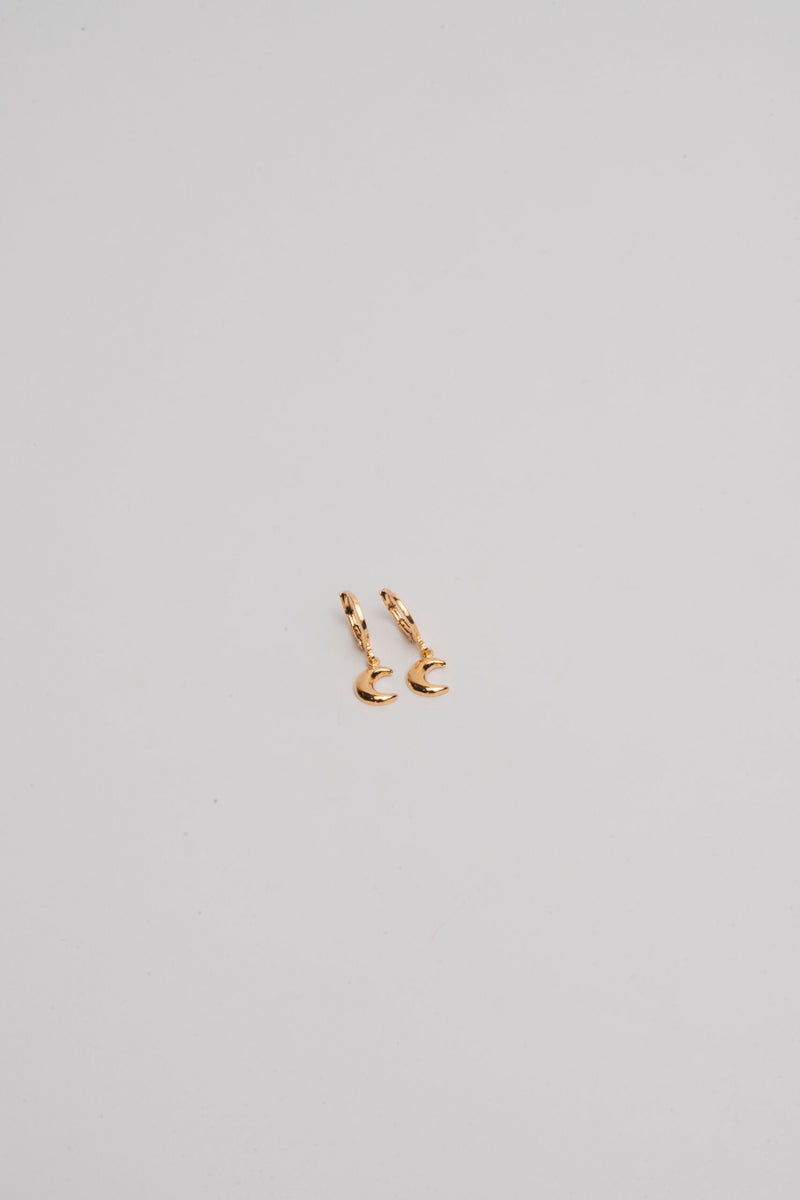 Argola Lua - Argola Dourada Lucky Bijoux