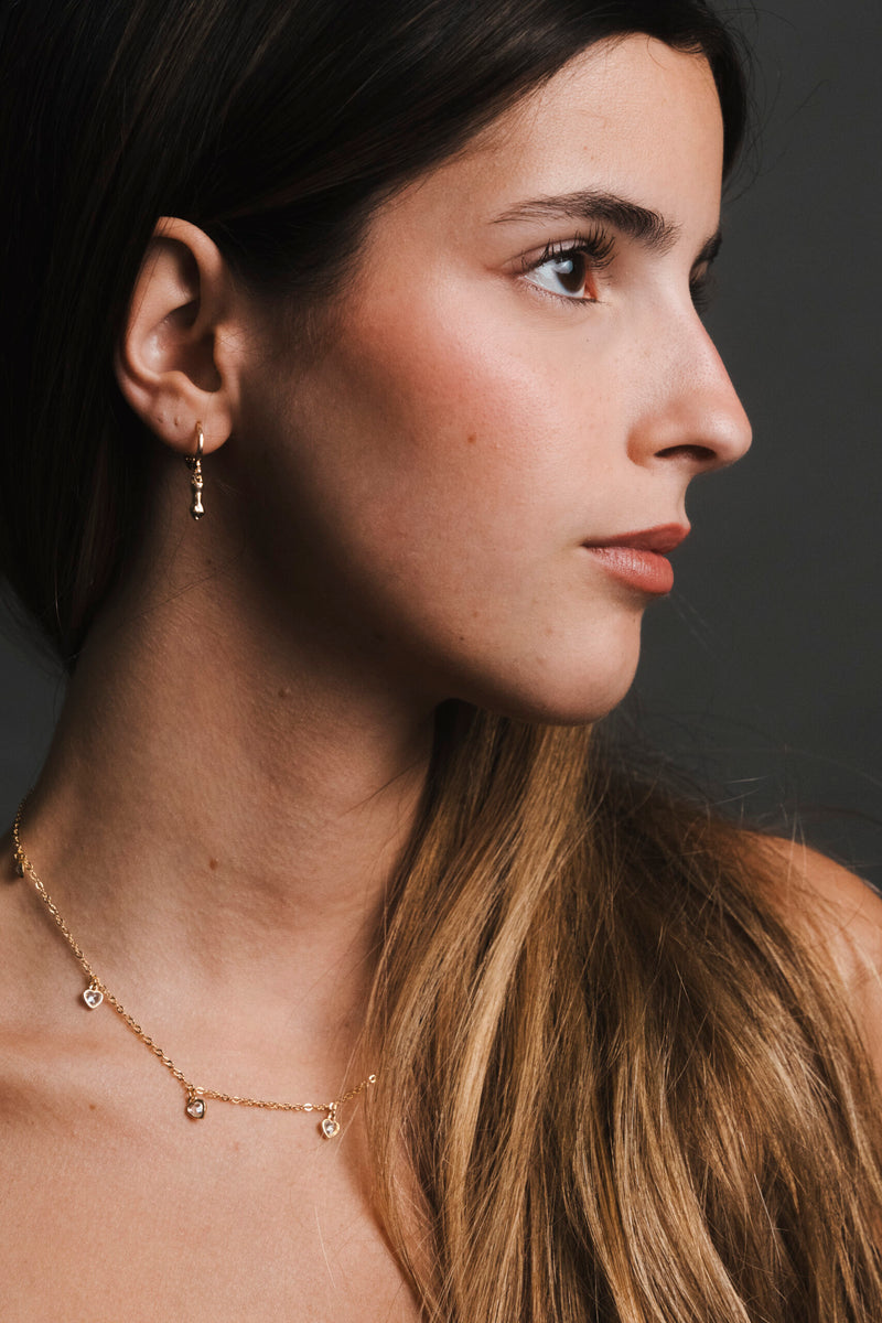 Argola Figa - Argola Dourada Lucky Bijoux
