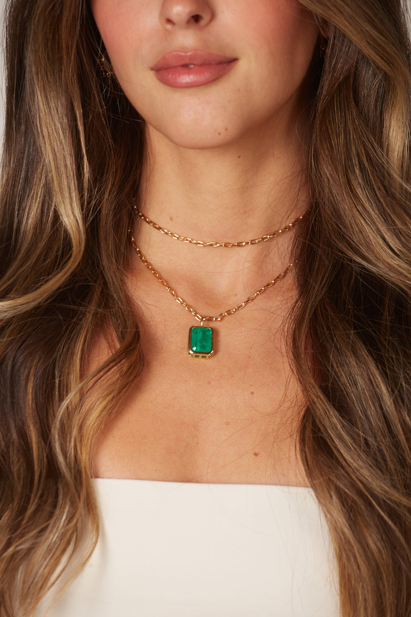 Colar Spring Gem - Esmeral