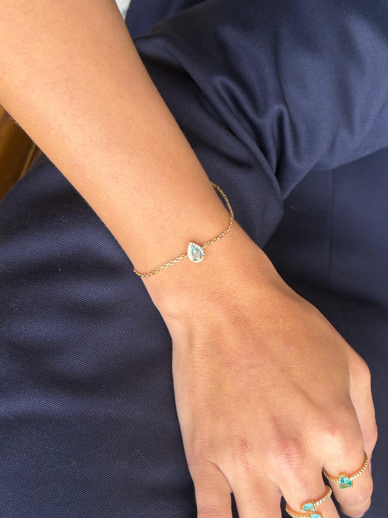 Pulseira Gota Azul