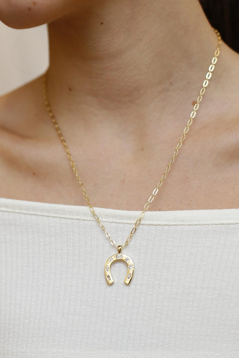 Colar Crystal Luck - Colar Dourado Lucky Bijoux