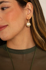 Argola EYE - Argola Dourada Lucky Bijoux
