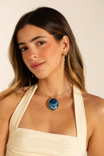 Crystal Earrings - Argola Dourada Lucky Bijoux