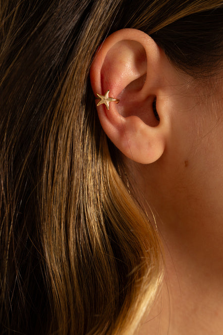 Piercing Starfish - Piercing Dourado Lucky Bijoux