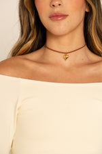 Choker Courinho de Coração - Lucky Bijoux