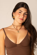 Colar Courinho Crystal Eye - Lucky Bijoux