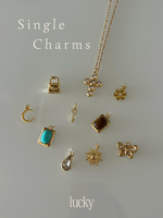 Colares Single Charms - Colar Dourado Lucky Bijoux