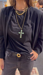 Mix Boho Turquesa - Colar Dourado Lucky Bijoux