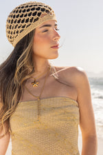 Colar Starfish - Colar Dourado Lucky Bijoux