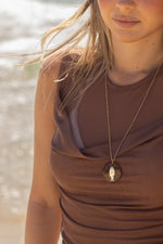 Colar Fish Medal - Colar Dourado Lucky Bijoux