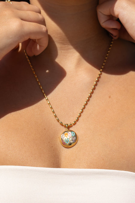 Colar Good Luck - Colar Dourado Lucky Bijoux