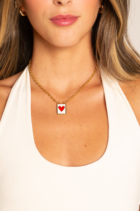 Colar queen of hearts