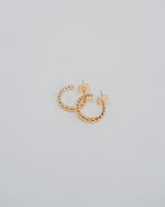 Argola Bolinhas - Argola Dourada Lucky Bijoux