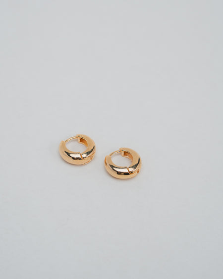 Argola Basic Click - Argola Dourada Lucky Bijoux