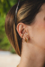 Earcuff ORO - Piercing Dourado Lucky Bijoux
