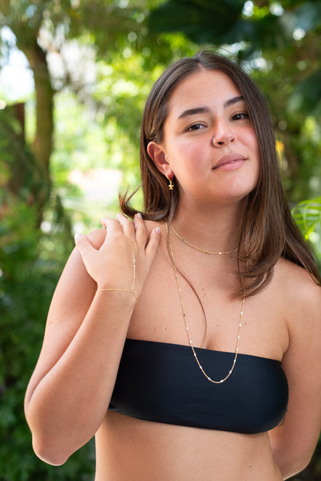 Mix Mini Hearts - Colar Dourado Lucky Bijoux