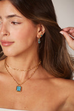 Colar Spring Gem - Azul