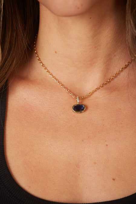 Choker Night - Safira Azul