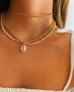 Choker Dura Bolinhas - Colar Dourado Lucky Bijoux