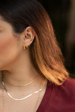 Trio de argolinhas basic - Argola Dourada Lucky Bijoux