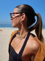 Choker Pingentes - Colar Dourado Lucky Bijoux