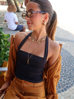 Choker Pingentes - Colar Dourado Lucky Bijoux