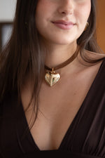 Colar Fio Heart - Colar Dourado Lucky Bijoux