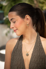 Mix Dots + Smiley Face - Colar Dourado Lucky Bijoux