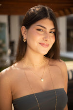 Mix Bolinhas + Smiley Face - Colar Dourado Lucky Bijoux