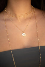 Mix Bolinhas + Smiley Face - Colar Dourado Lucky Bijoux