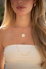 Mix Mini Hearts + Colar Heart Medal - Colar Dourado Lucky Bijoux