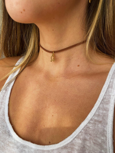 Choker Signo - Colar Dourado Lucky Bijoux