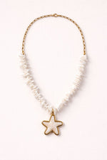 Colar Star Shell - Colar Dourado Lucky Bijoux